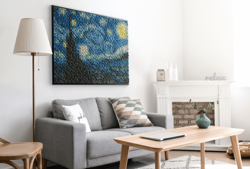 Handcrafted pixel Art Decor