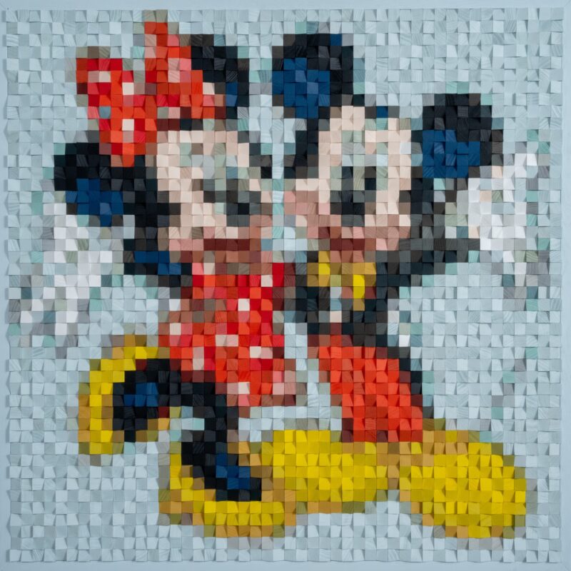 Mickey and Minnie, Wood Wall Art