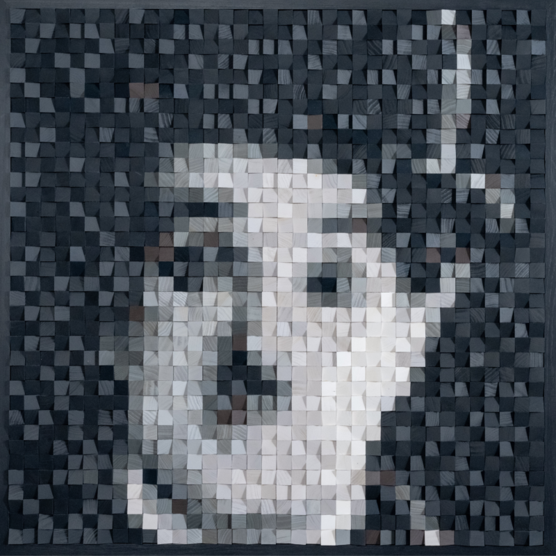 Charles Chaplin – pixel art decor