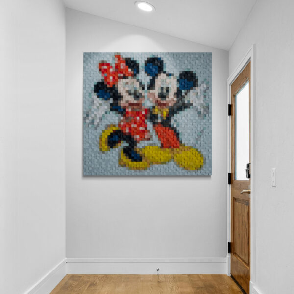 Mickey and Minnie Mouse artwork